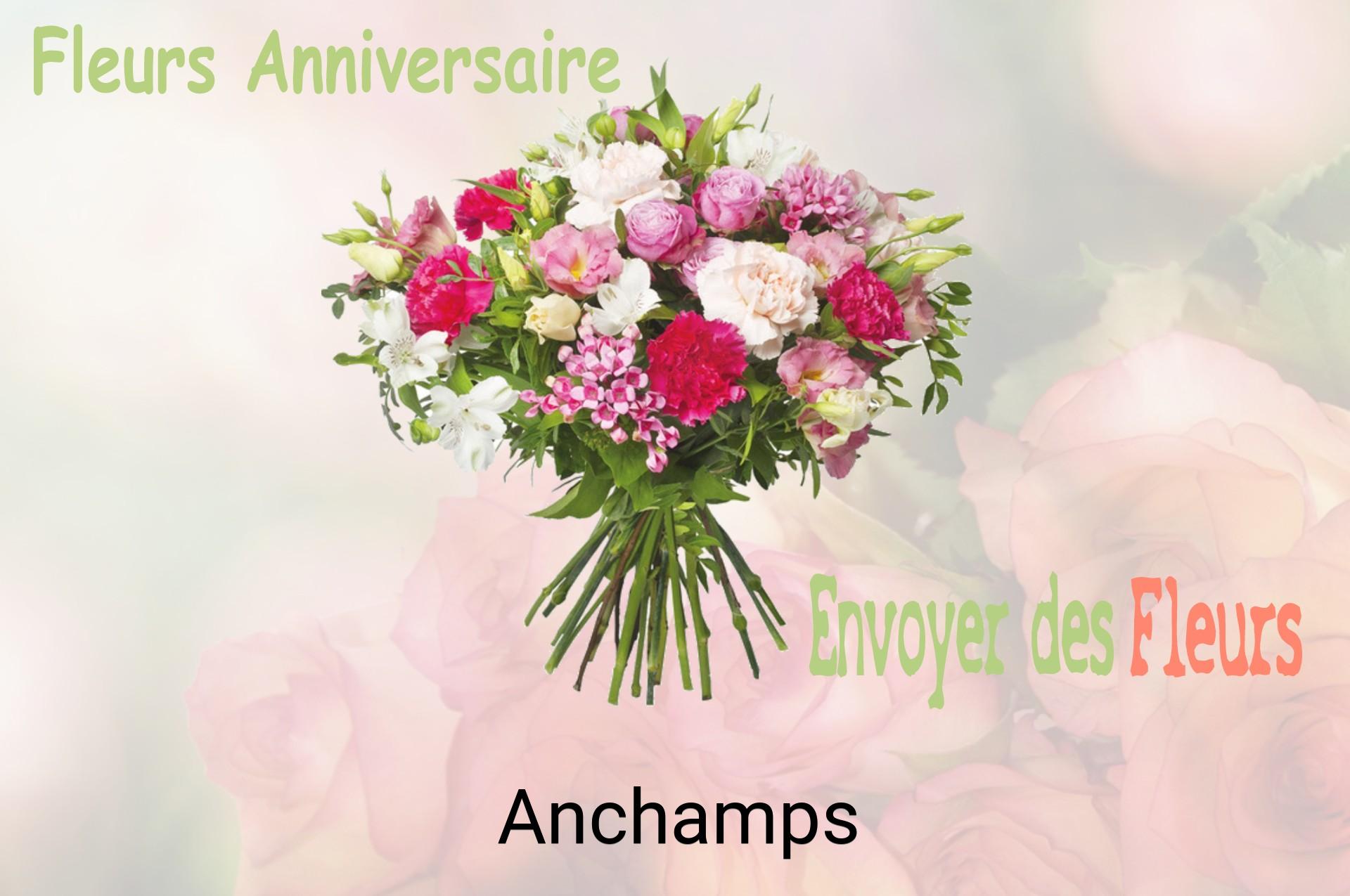 Bouquet de fleurs d’anniversaire livré à Anchamps