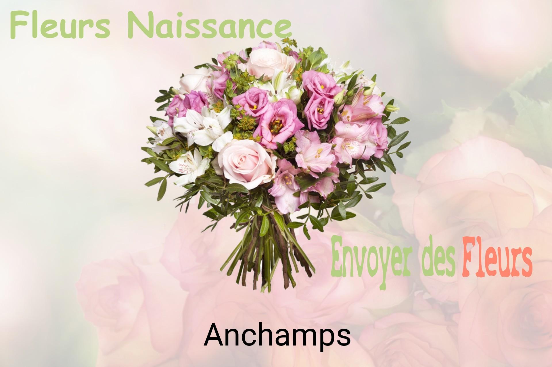 Bouquet de fleurs de naissance livré à Anchamps